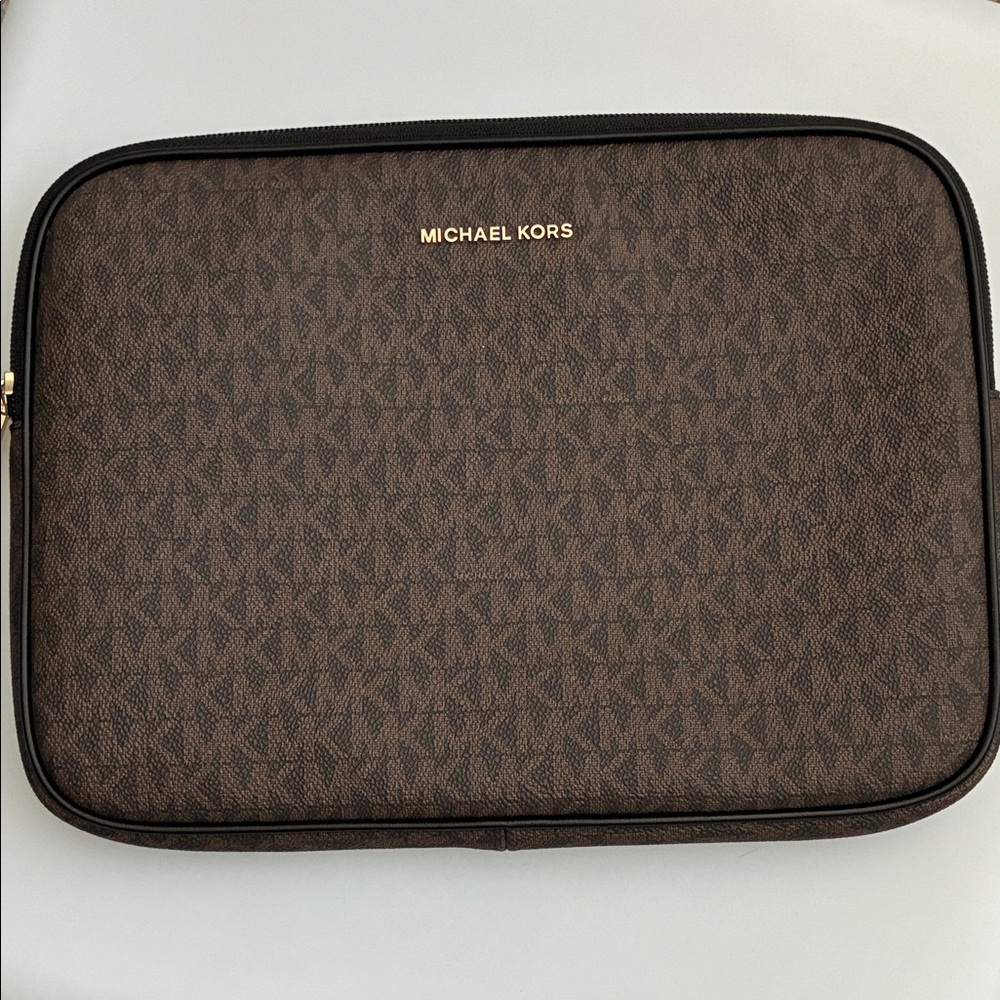 Michael Kors Dark Brown Tablet Bag